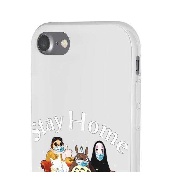 Stay Home and Watch Ghibli Movie iPhone Cases-Accessories, Phone Case