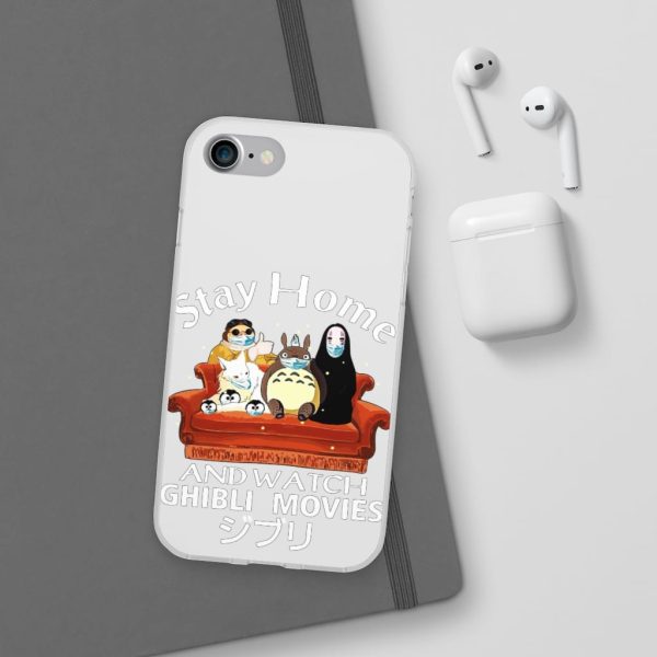 Stay Home and Watch Ghibli Movie iPhone Cases-Accessories, Phone Case