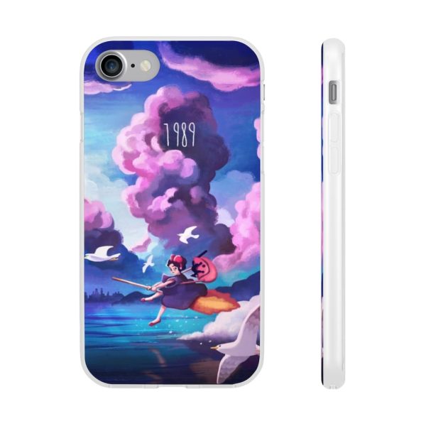 Movie Kiki's Delivery Service - Kiki’s Delivery service 1989 Illustration iPhone Cases-Accessories, Kiki's Delivery Service, Movie Kiki's Delivery Service, Phone Case