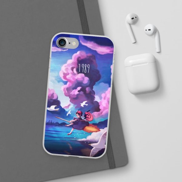 Movie Kiki's Delivery Service - Kiki’s Delivery service 1989 Illustration iPhone Cases-Accessories, Kiki's Delivery Service, Movie Kiki's Delivery Service, Phone Case