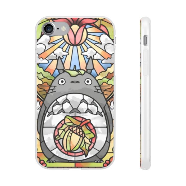 Totoro Film - Totoro Stained Glass Art iPhone Cases-Accessories, My Neighbor Totoro, Phone Case, Totoro Film