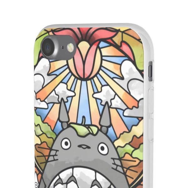 Totoro Film - Totoro Stained Glass Art iPhone Cases-Accessories, My Neighbor Totoro, Phone Case, Totoro Film