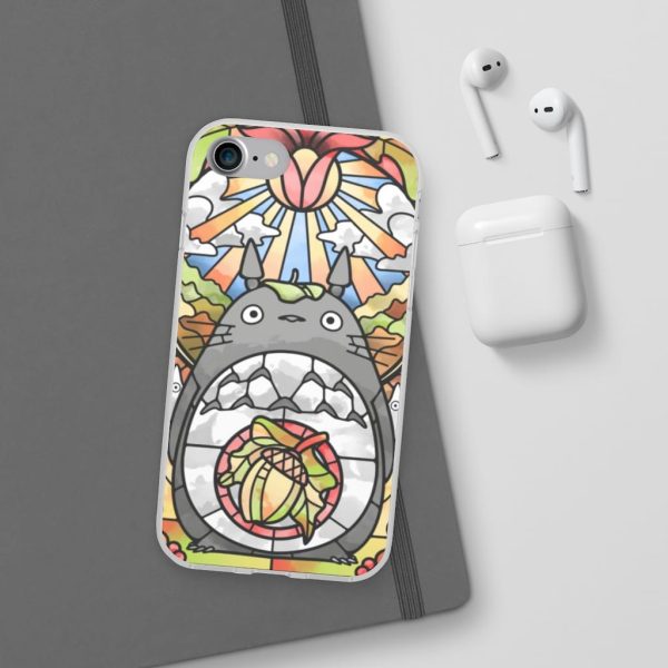 Totoro Film - Totoro Stained Glass Art iPhone Cases-Accessories, My Neighbor Totoro, Phone Case, Totoro Film