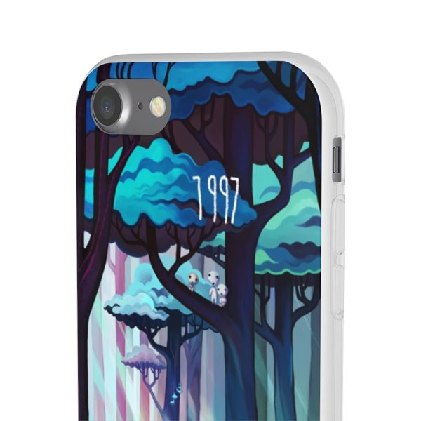 Princess Mononoke - Princess Mononoke 1997 Illustration iPhone Cases-Accessories, Phone Case, princess mononoke