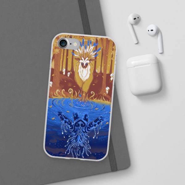 Watch Princess Mononoke - Princess Mononoke Shishigami Day and Night time iPhone Cases-Accessories, Phone Case, princess mononoke, Watch Princess Mononoke