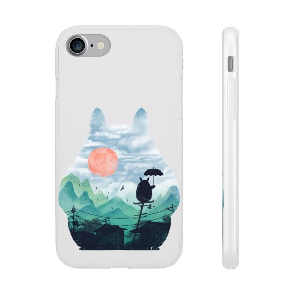 Characters From My Neighbor Totoro - Totoro on the Line Lanscape iPhone Cases-Accessories, Characters From My Neighbor Totoro, My Neighbor Totoro, Phone Case