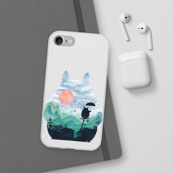 Characters From My Neighbor Totoro - Totoro on the Line Lanscape iPhone Cases-Accessories, Characters From My Neighbor Totoro, My Neighbor Totoro, Phone Case