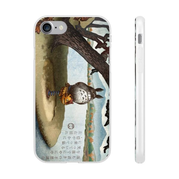 Totoro Bag - Totoro on the Catbus Spring Ride iPhone Cases-Accessories, My Neighbor Totoro, Phone Case, Totoro Bag