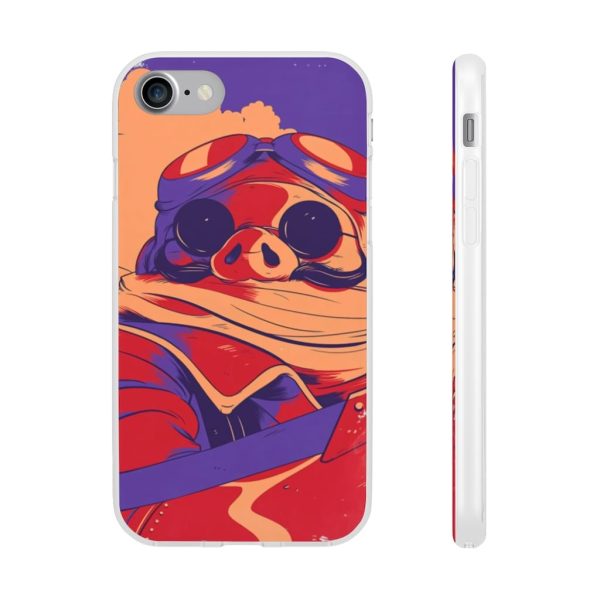 Porco Rosso Retro iPhone Cases-Accessories, Phone Case, porco rosso