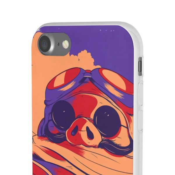 Porco Rosso Retro iPhone Cases-Accessories, Phone Case, porco rosso