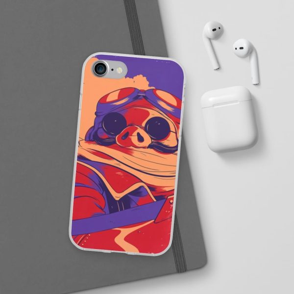 Porco Rosso Retro iPhone Cases-Accessories, Phone Case, porco rosso