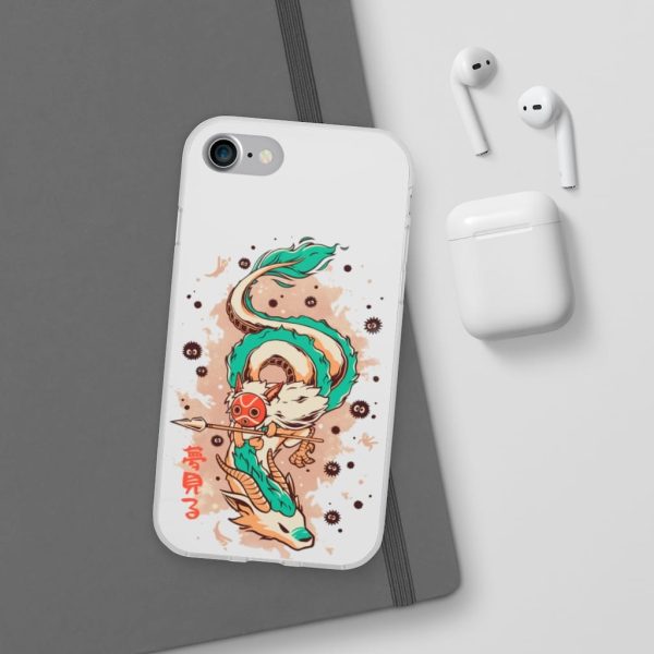 Princess Mononoke Ainu Influence - Princess Mononoke on the Dragon iPhone Cases-Accessories, Phone Case, princess mononoke, Princess Mononoke Ainu Influence