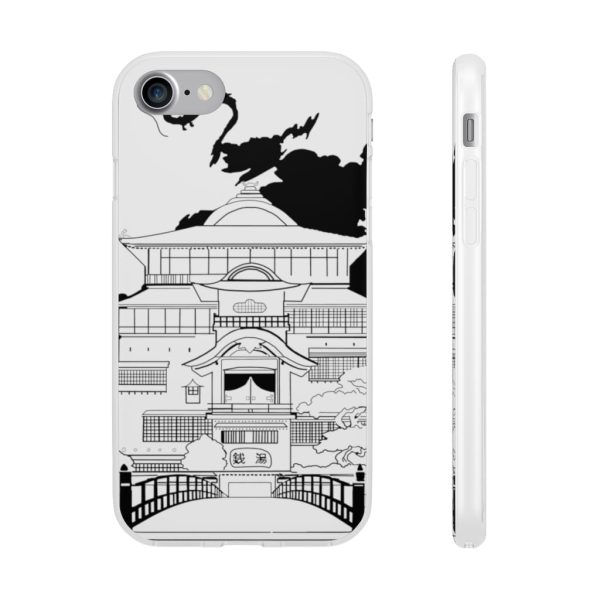 Spirited Away English Actors - Spirited Away Bathhouse illustrated Graphic iPhone Cases-Accessories, Phone Case, Spirited Away, Spirited Away English Actors