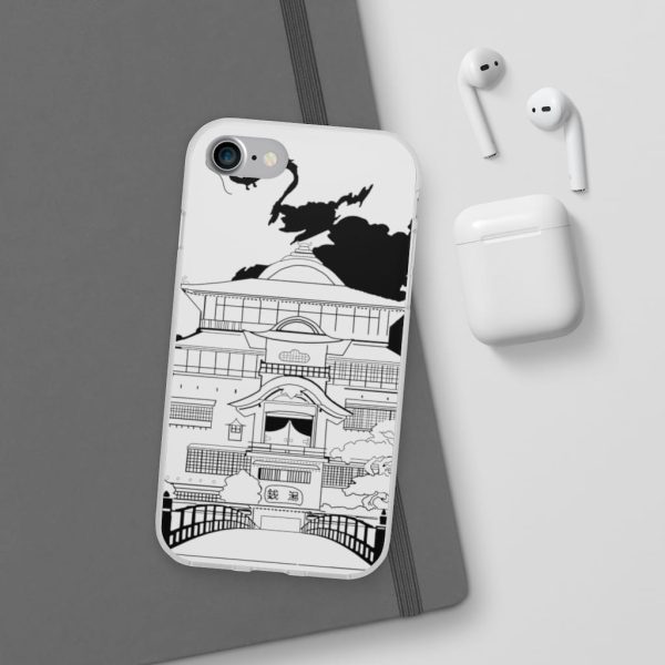 Spirited Away English Actors - Spirited Away Bathhouse illustrated Graphic iPhone Cases-Accessories, Phone Case, Spirited Away, Spirited Away English Actors