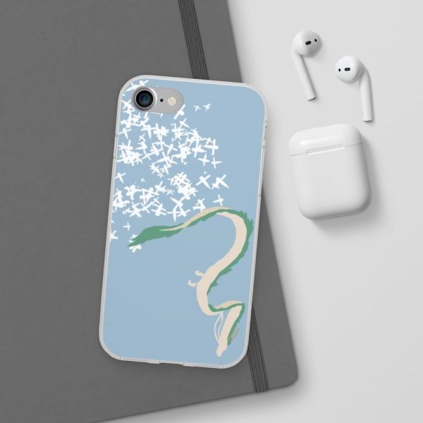 Lin Spirited Away - Spirited Away –  Flying Haku Dragon iPhone Cases-Accessories, Lin Spirited Away, Phone Case, Spirited Away