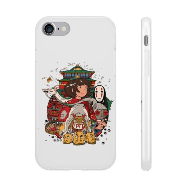 Spirited Away Poster - Spirited Away – Sen and Friends iPhone Cases-Accessories, kaonashi, no face, Phone Case, Spirited Away, Spirited Away Poster