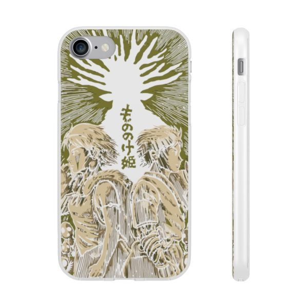 San Princess Mononoke - Princess Mononoke – San and Ashitaka iPhone Cases-Accessories, Phone Case, princess mononoke, San Princess Mononoke