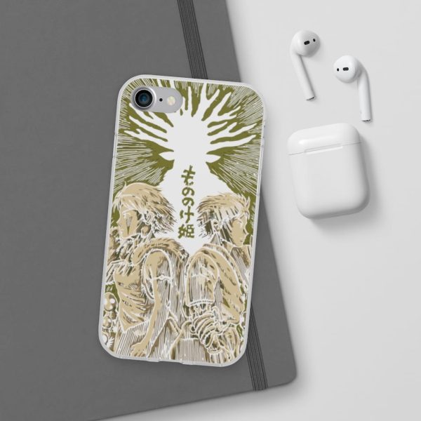 San Princess Mononoke - Princess Mononoke – San and Ashitaka iPhone Cases-Accessories, Phone Case, princess mononoke, San Princess Mononoke