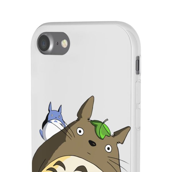 Totoro Plushie - The Curious Totoro iPhone Cases-Accessories, My Neighbor Totoro, Phone Case, Totoro Plushie