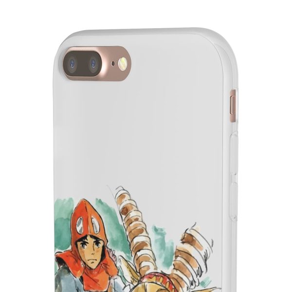 Princess Mononoke Characters - Princess Mononoke – Ashitaka Water Color iPhone Cases-Accessories, Phone Case, princess mononoke, Princess Mononoke Characters