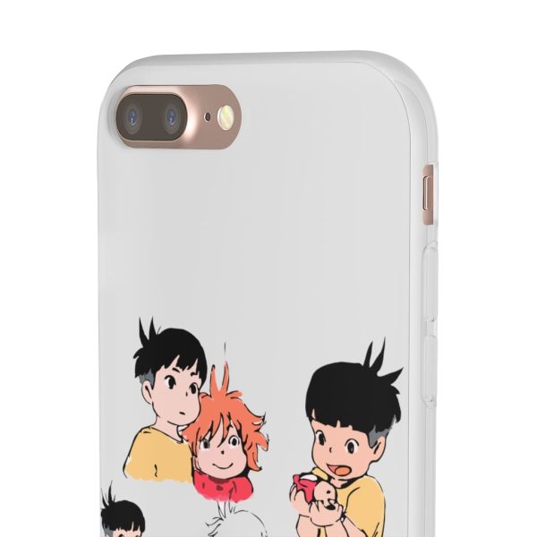 Ponyo Plush - Ponyo and Sosuke Sketch iPhone Cases-Accessories, Phone Case, ponyo, Ponyo Plush