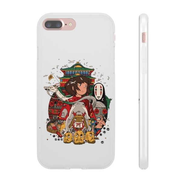 Spirited Away Poster - Spirited Away – Sen and Friends iPhone Cases-Accessories, kaonashi, no face, Phone Case, Spirited Away, Spirited Away Poster