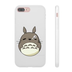 Totoro Umbrella - Sleepy Totoro iPhone Cases-Accessories, My Neighbor Totoro, Phone Case, Totoro Umbrella