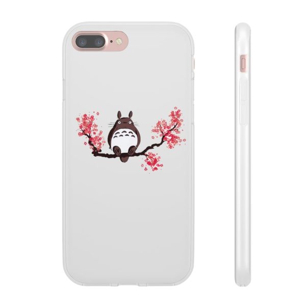 My Neighbor Totoro Japanese - Totoro and Sakura iPhone Cases-Accessories, My Neighbor Totoro, My Neighbor Totoro Japanese, Phone Case