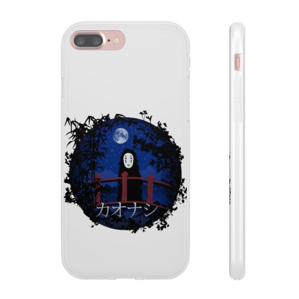 Spirited Away Live' - Spirited Away Kaonashi No Face by the blue Moon iPhone Cases-Accessories, Characters Spirited Away, kaonashi, no face, Phone Case, Spirited Away, Spirited Away Live