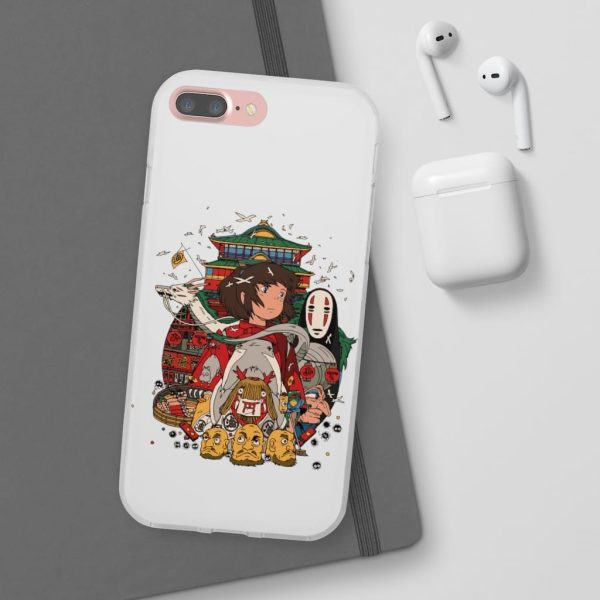 Spirited Away Poster - Spirited Away – Sen and Friends iPhone Cases-Accessories, kaonashi, no face, Phone Case, Spirited Away, Spirited Away Poster