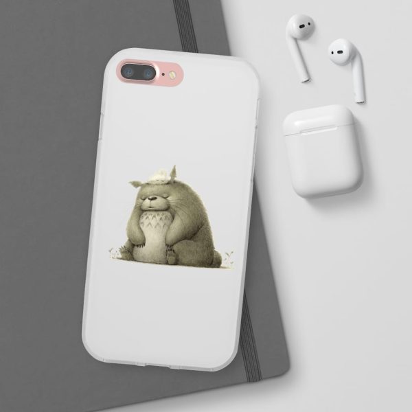 Tom Totoro Concrete Atlantic City - The Fluffy Totoro iPhone Cases-Accessories, My Neighbor Totoro, Phone Case, Tom Totoro Concrete Atlantic City