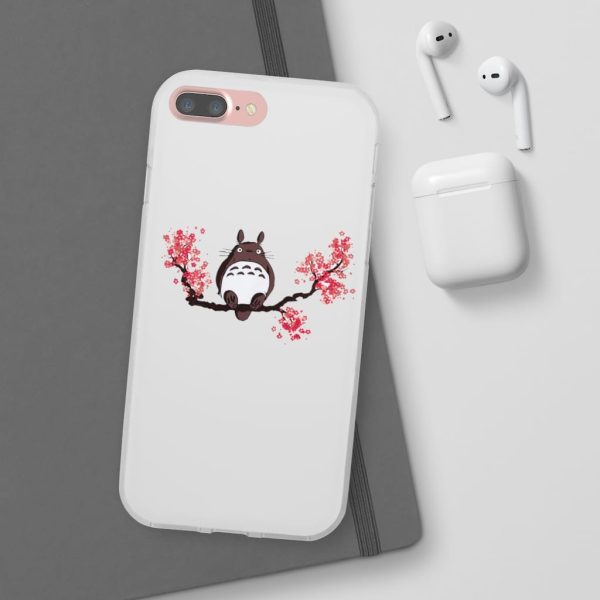 My Neighbor Totoro Japanese - Totoro and Sakura iPhone Cases-Accessories, My Neighbor Totoro, My Neighbor Totoro Japanese, Phone Case