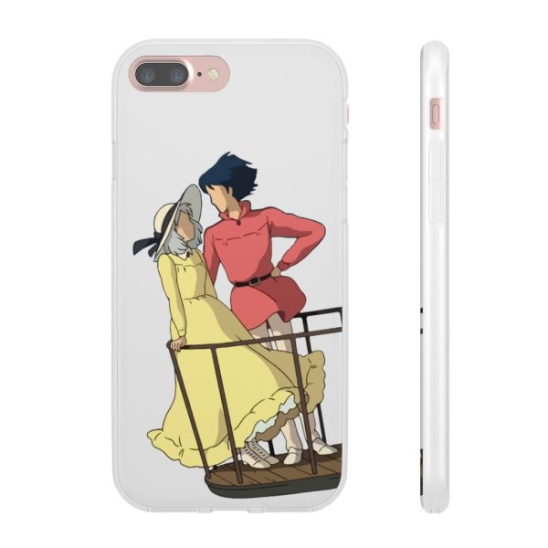 Sheet Music Howl's Moving Castle - Howl’s Moving Castle – Sophie and Howl Gazing at Each other iPhone Cases-Accessories, Howl's Moving Castle, Phone Case, Sheet Music Howl's Moving Castle