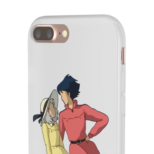 Sheet Music Howl's Moving Castle - Howl’s Moving Castle – Sophie and Howl Gazing at Each other iPhone Cases-Accessories, Howl's Moving Castle, Phone Case, Sheet Music Howl's Moving Castle