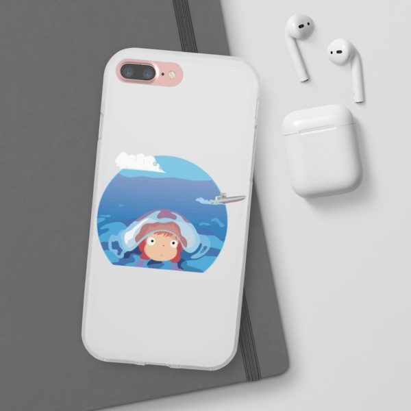 Ponyo Background - Ponyo in her first trip iPhone Cases-Accessories, Phone Case, ponyo, Ponyo Background