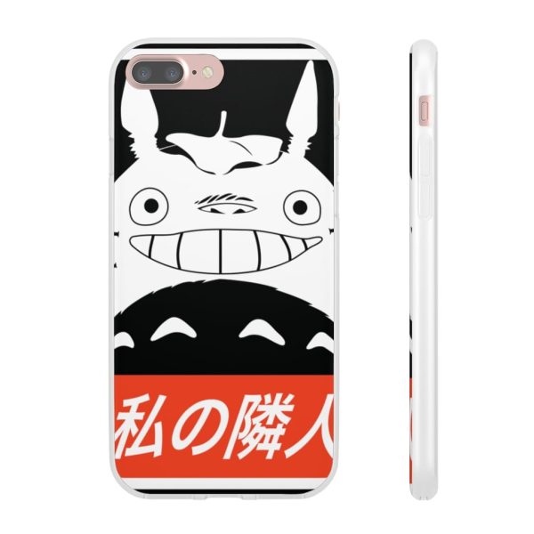 Totoro Japanese Restaurant - Smiling Totoro iPhone Cases-Accessories, My Neighbor Totoro, Phone Case, Totoro Japanese Restaurant