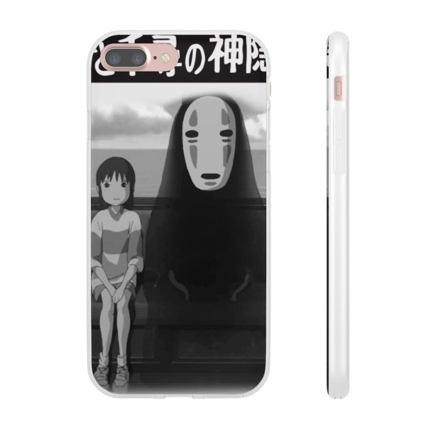 Like Spirited Away - Spirited Away – Chihiro and No Face on the Train iPhone Cases-Accessories, kaonashi, Like Spirited Away, no face, Phone Case, Spirited Away