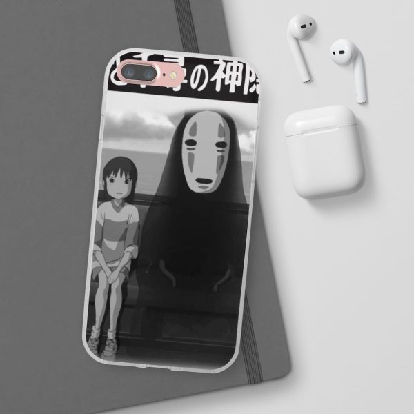 Like Spirited Away - Spirited Away – Chihiro and No Face on the Train iPhone Cases-Accessories, kaonashi, Like Spirited Away, no face, Phone Case, Spirited Away