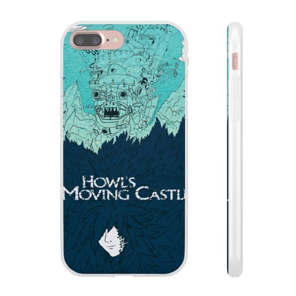 Witch Howl's Moving Castle - Howl’s Moving Castle Blue Tone Art iPhone Cases-Accessories, Howl's Moving Castle, Phone Case, Witch Howl's Moving Castle