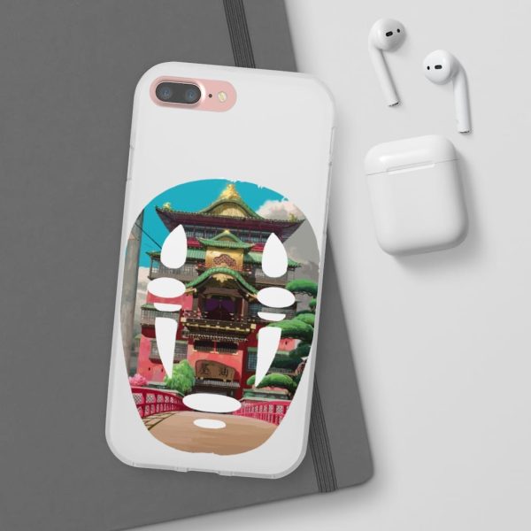 Spirited Away Streaming - Spirited Away –  The Bathhouse Ft. No Face iPhone Cases-Accessories, kaonashi, no face, Phone Case, Spirited Away, Spirited Away Streaming