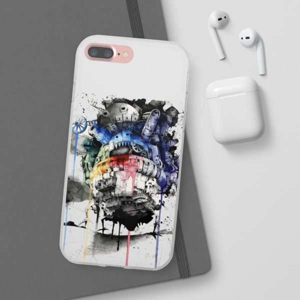 Howl's Moving Castle Calcifer - Howl’s Moving Castle Impressionism iPhone Cases-Accessories, Howl's Moving Castle, Howl's Moving Castle Calcifer, Phone Case