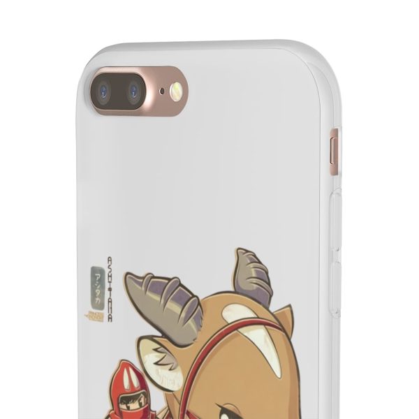 Ashitaka Princess Mononoke - Princess Mononoke Ashitaka and Yakul Chibi iPhone Cases-Accessories, Ashitaka Princess Mononoke, Phone Case, princess mononoke