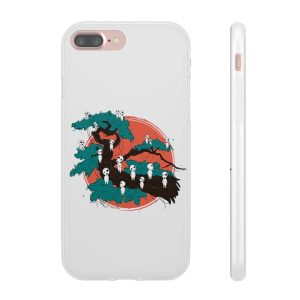 Anime Film Princess Mononoke - Tree Spirits by the Red Moon iPhone Cases-Accessories, Anime Film Princess Mononoke, Phone Case, princess mononoke