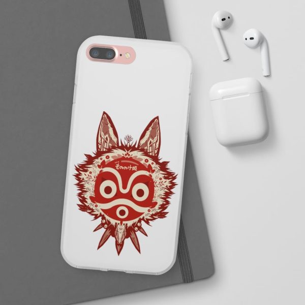 Princess Mononoke Spirits - Princess Mononoke Mask iPhone Cases-Accessories, Phone Case, princess mononoke, Princess Mononoke Spirits