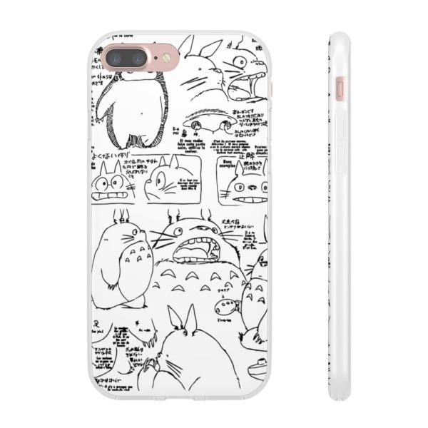 Mi Vecino Totoro - Totoro Original Character Sketch iPhone Cases-Accessories, Mi Vecino Totoro, My Neighbor Totoro, Phone Case