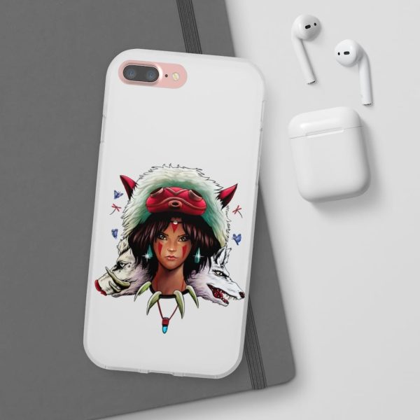 Princess Mononoke Costume - Mononoke: The Wolf Princess iPhone Cases-Accessories, Phone Case, princess mononoke, Princess Mononoke Costume