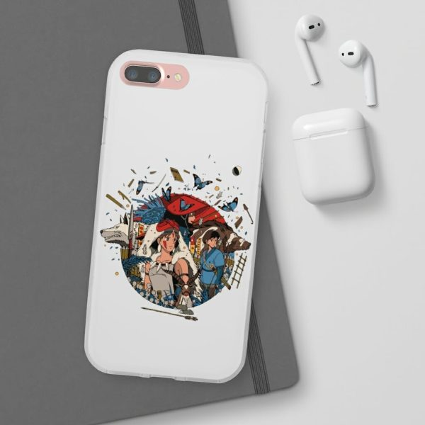 Princess Mononoke Tattoo - Princess Mononoke Kokyo iPhone Cases-Phone Case, princess mononoke, Princess Mononoke Tattoo