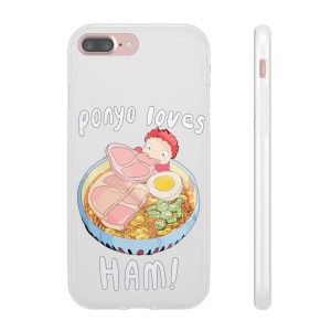 Ponyo Meaning - Ponyo Loves Ham iPhone Cases-Accessories, ponyo, Ponyo Meaning