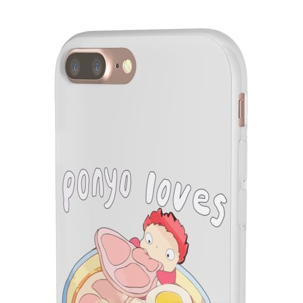 Ponyo Meaning - Ponyo Loves Ham iPhone Cases-Accessories, ponyo, Ponyo Meaning