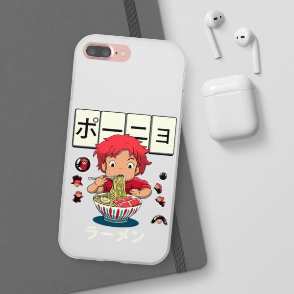 Ponyo - Ponyo very first Ramen iPhone Cases-Accessories, Phone Case, ponyo